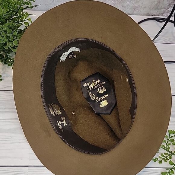 Royal Stetson fedora hat part of The Safari Collection Size 59 ( 7 3/4 ) - Picture 4 of 11